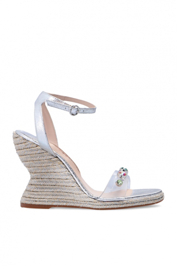 Sophia Webster ‘Dina’ wedge sandals